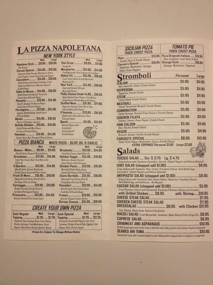 La Piazza Di Caruso Menu image 1