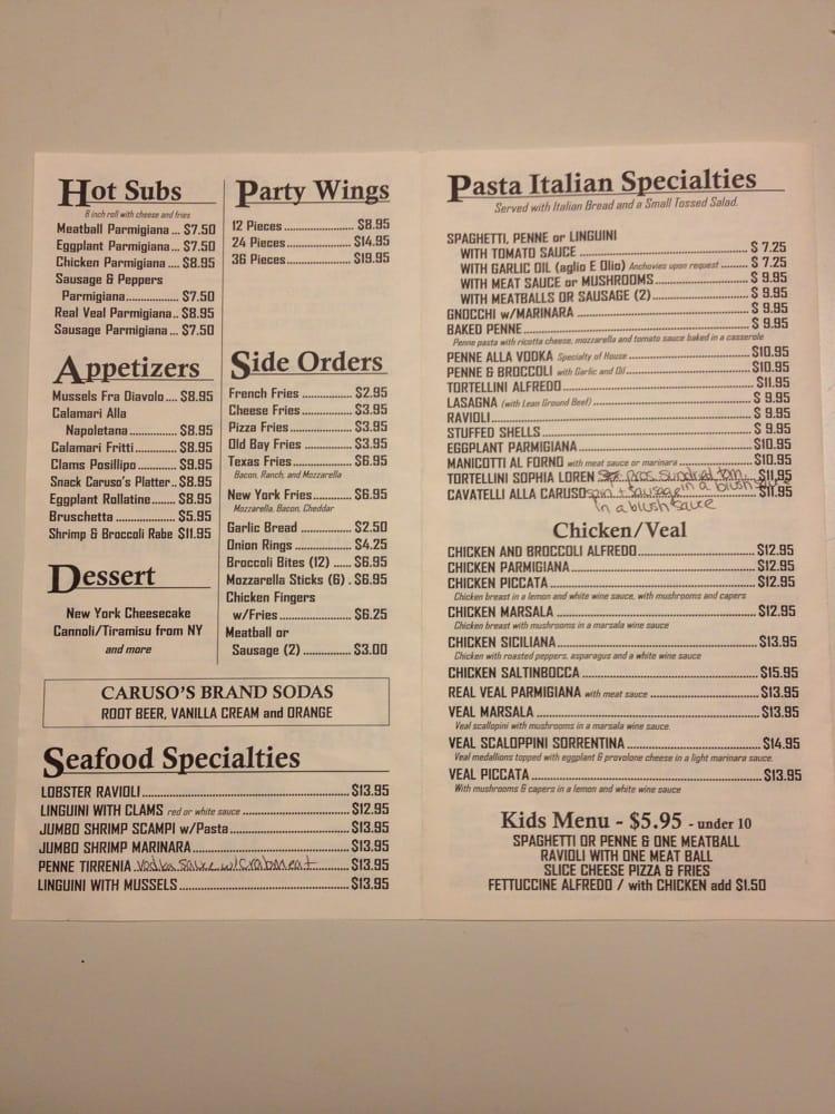 La Piazza Di Caruso Menu image 2
